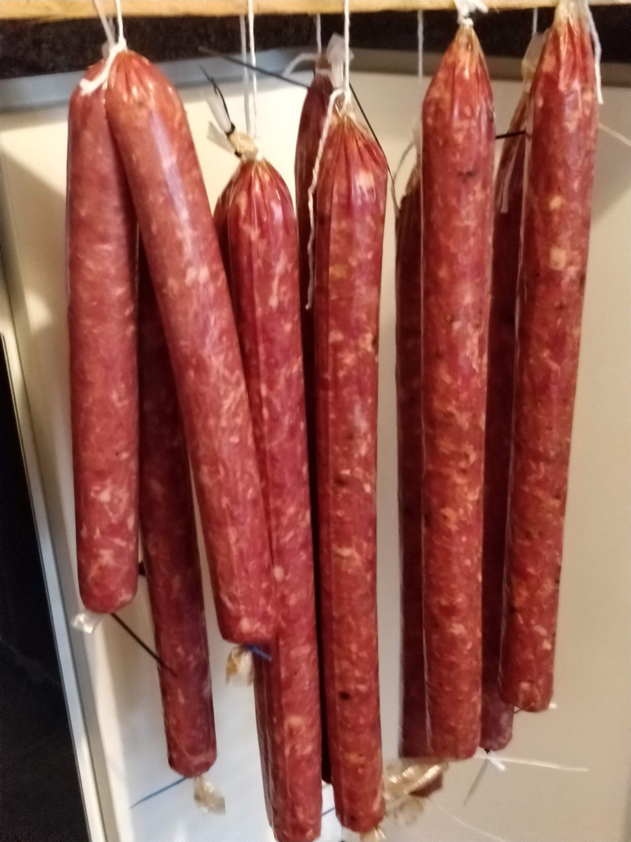 Dry Sausage casings 32mm create authentic dryaged sausage, pepperoni